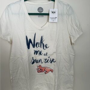 Life Is Good Cream Sleepwear Top